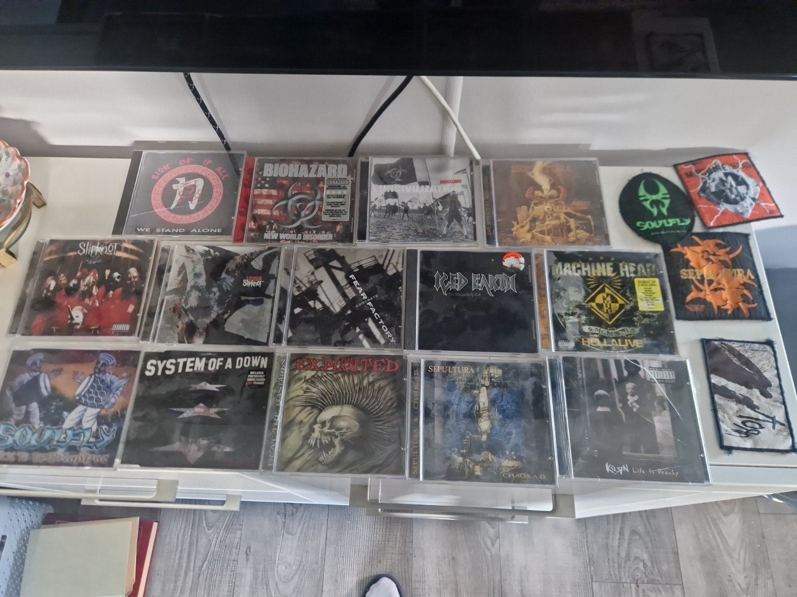 Cd's korn sepultura soulfly the exploited biohazard slipknot, Ophalen of Verzenden, Zo goed als nieuw