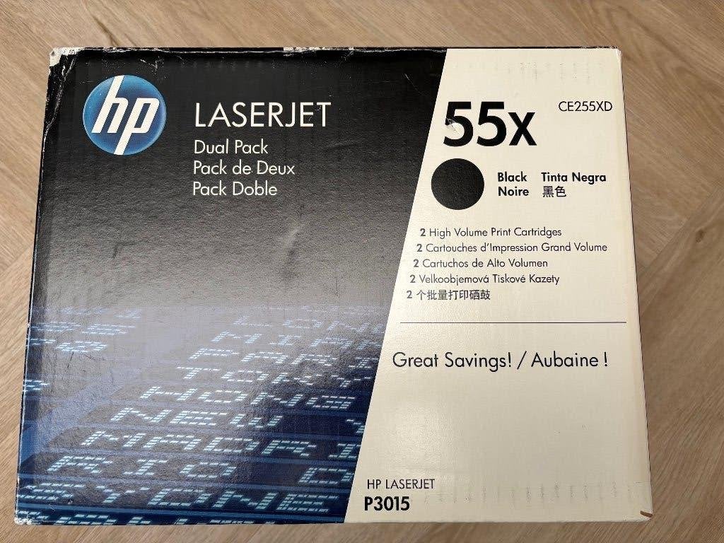 1 toner HP CE255X (HP 55X) voor de P3015 serie in dichte zak, Ophalen of Verzenden, Nieuw, Toner, HP (ORIGINEEL)