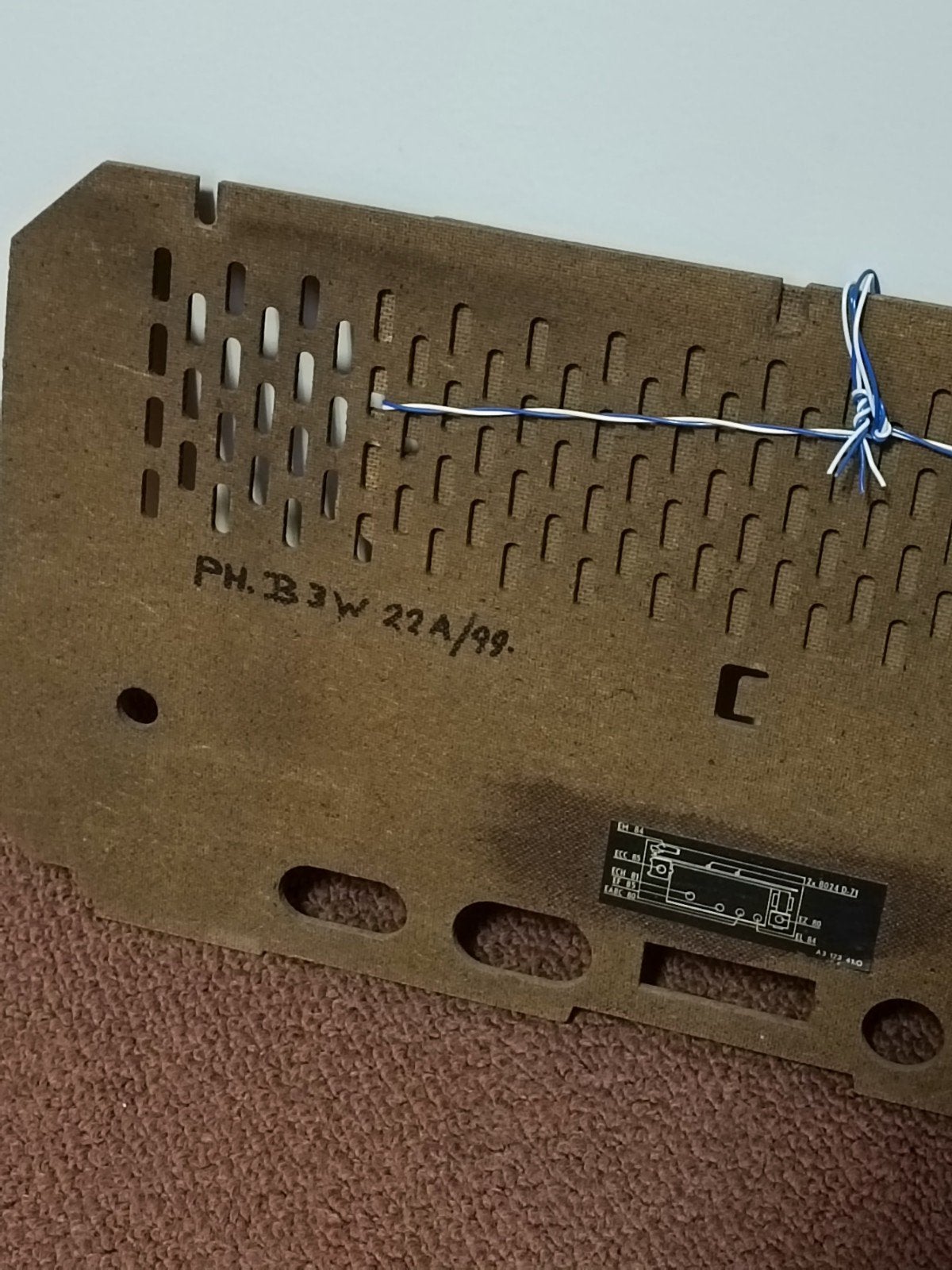 ph. achter en onder schot., Ophalen of Verzenden, Gebruikt, Radio