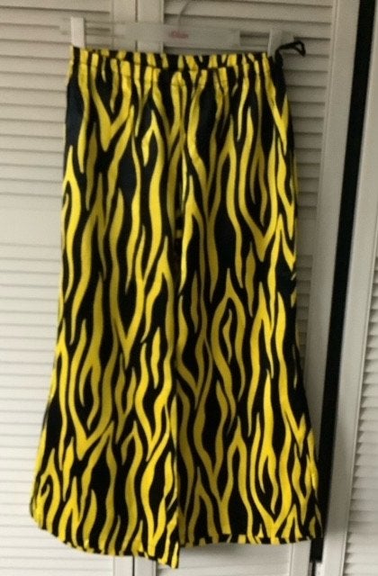 Nieuwe gele rock en roll broek met wijde pijpen maat 42 1083, Carnaval, Maat 42/44 (L), Nieuw, Ophalen of Verzenden