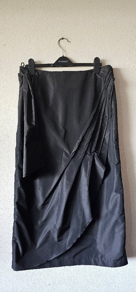SCARVA Woman Zwarte Rok - Nieuw met label maat 44 (10425), SCARVA Woman, Zwart, Maat 46/48 (XL) of groter, Nieuw