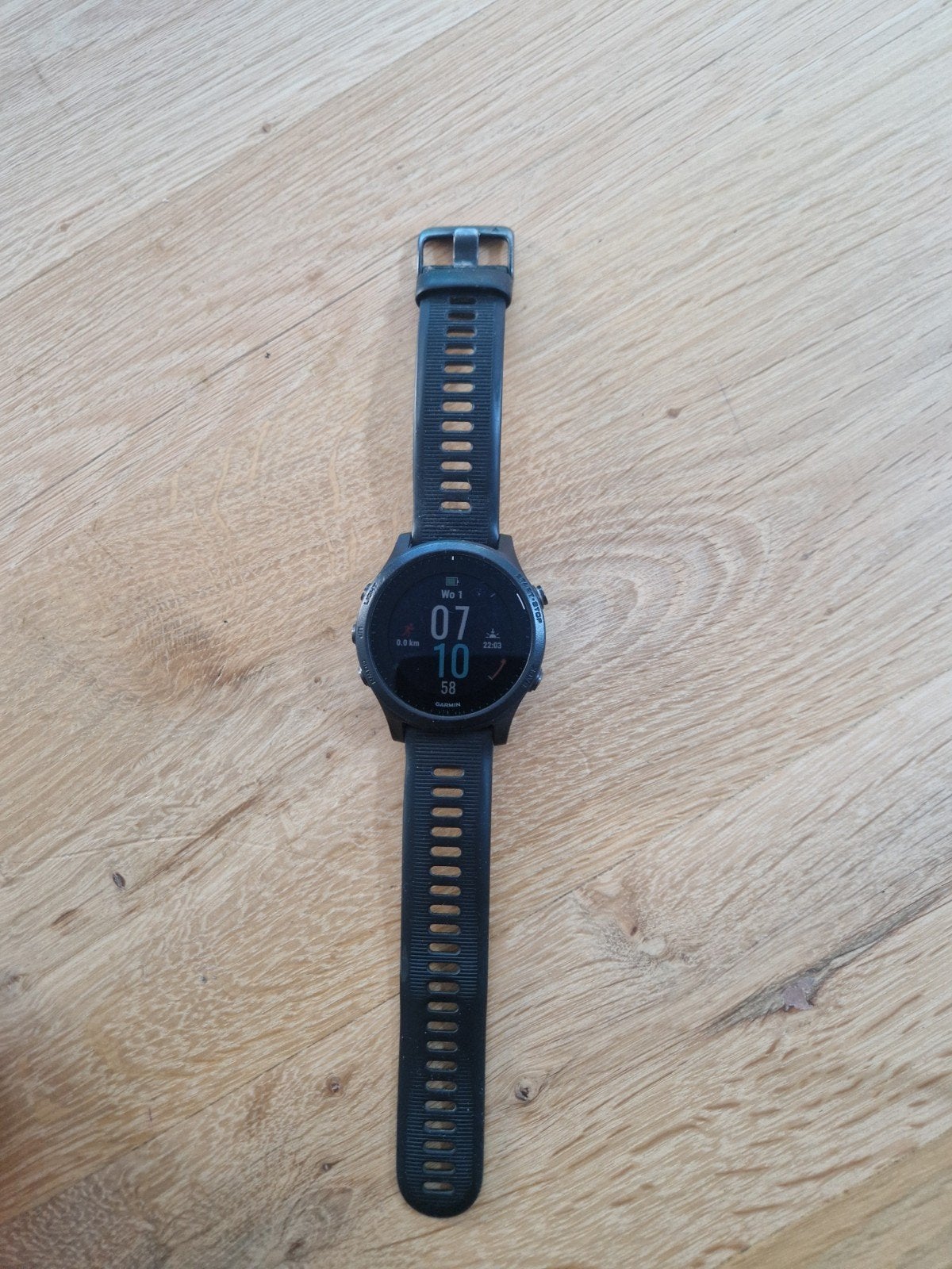 Garmin Forerunner 945 GPS Multisport Smartwatch, Zwart, Garmin, Ophalen of Verzenden, Zo goed als nieuw