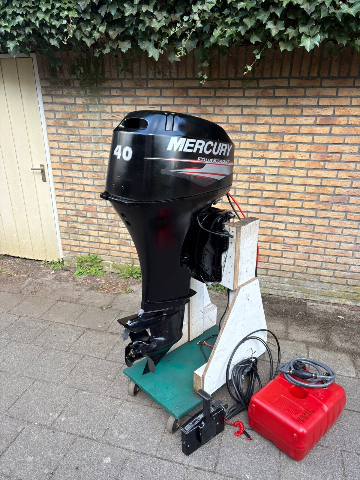 Mercury 40 pk 4 takt langstaart buitenboordmotor boot motor., Ophalen, Gebruikt, Viertaktmotor, 30 pk of meer