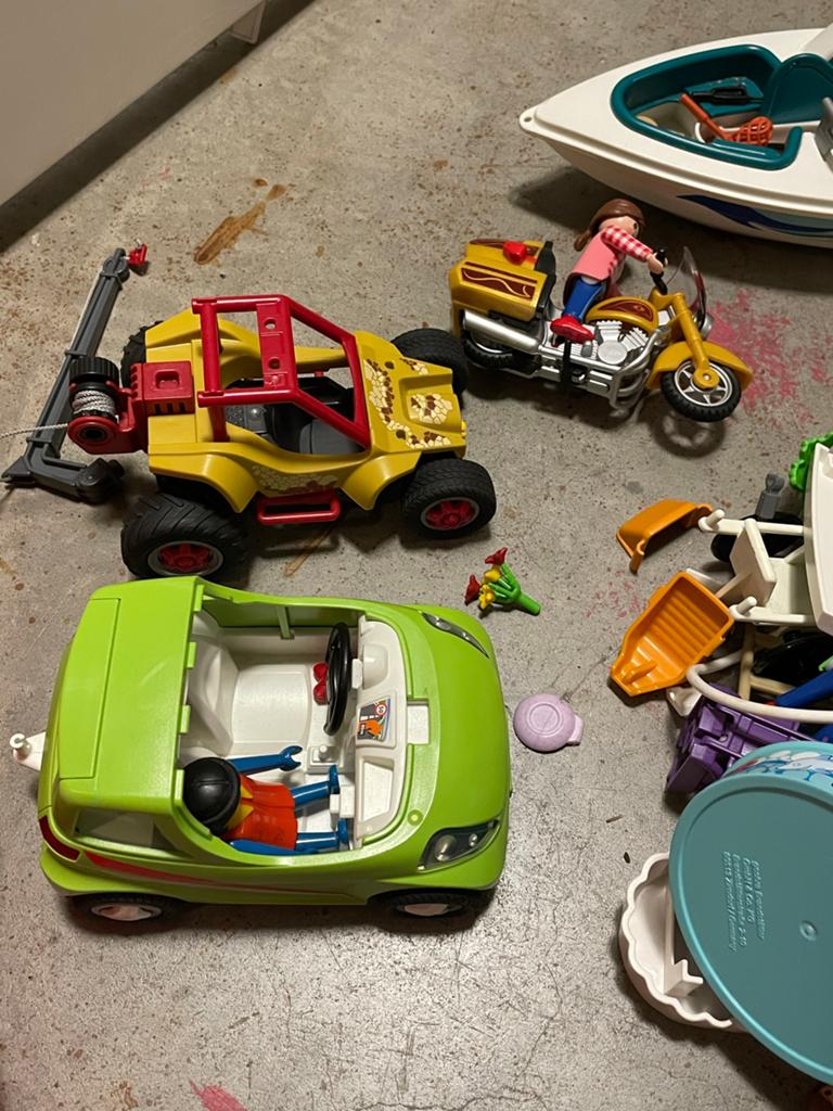 Grote partij Playmobil: Vintage en Nieuw - Voertuigen & Figu, Ophalen of Verzenden, Gebruikt, Los playmobil