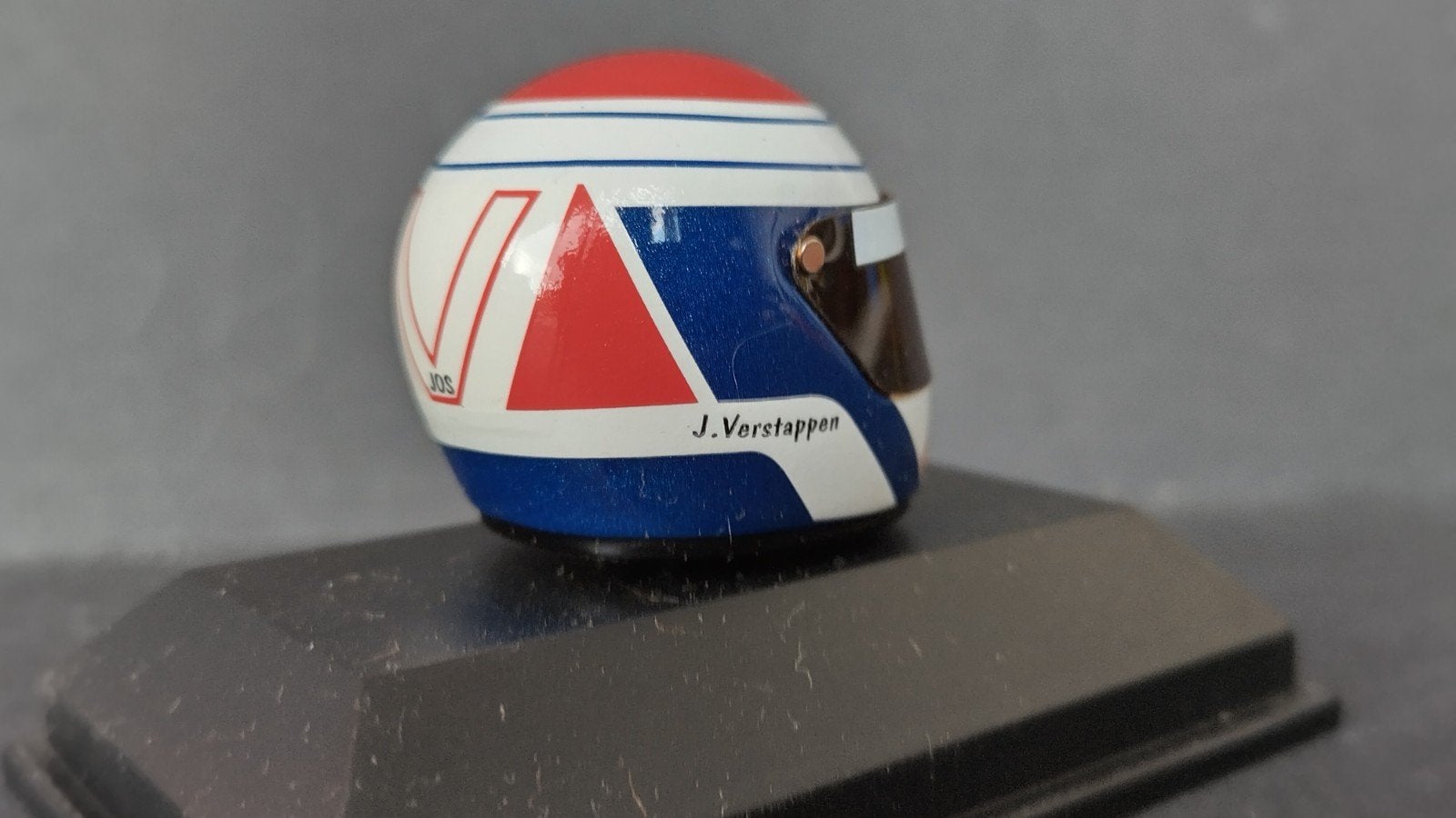 Helm Jos Verstappen Benetton Renault 1995 1;8 Minichamps Pol, Hobby en Vrije tijd, Modelauto's | 1:5 tot 1:12, Verzenden, ., Nieuw