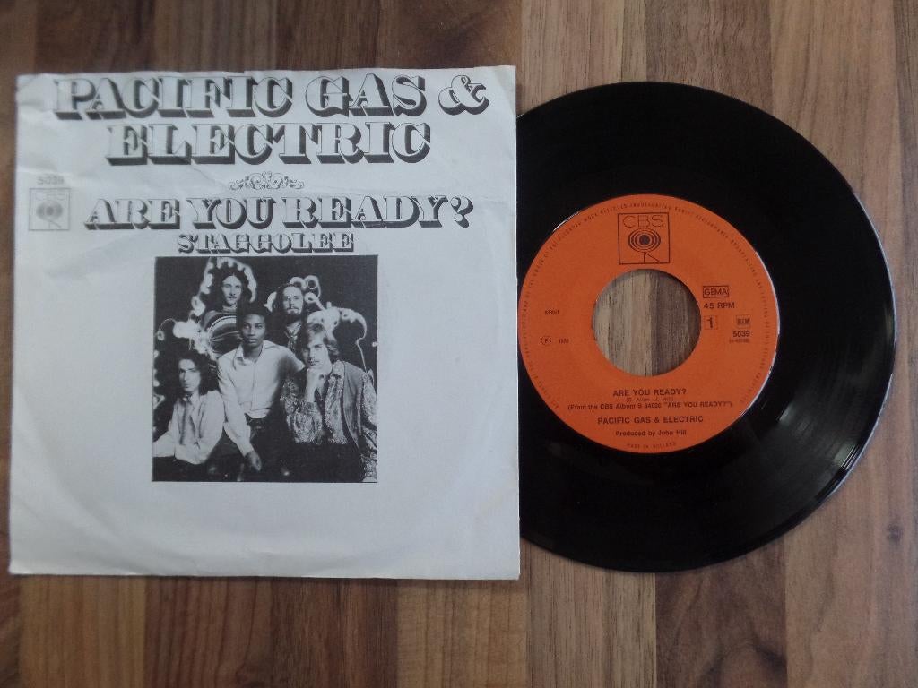 single  Pacific Gas & Electric - Are You Ready?, Gebruikt, 7 inch, Single, Ophalen of Verzenden