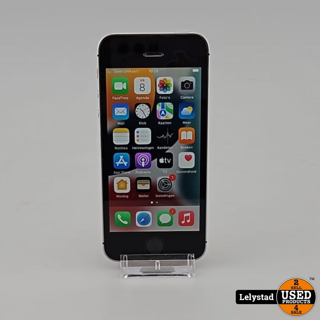 iPhone SE 2016 32GB Space Gray Bat:90% IOS 15.8.7, Telecommunicatie, Mobiele telefoons | Apple iPhone, Apple, Gebruikt, Support@apple.com