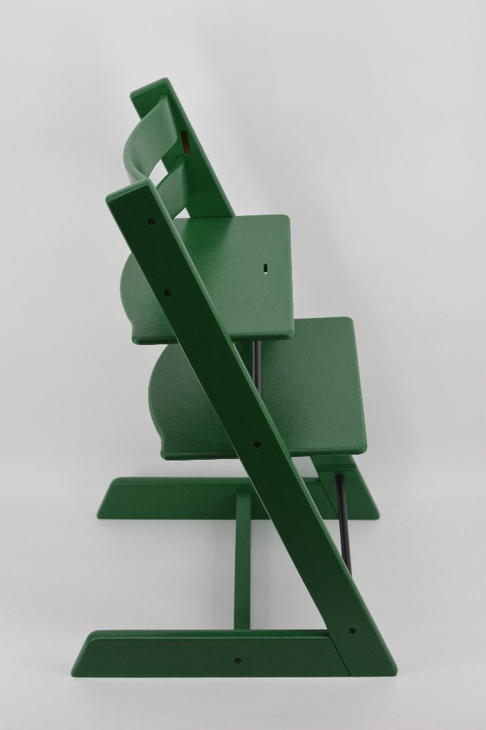 Stokke Tripp Trapp Moss Green – Refurbished Tripp Trapp, Kinderen en Baby's, Kinderstoelen, Verzenden, Gebruikt, Meegroeistoel