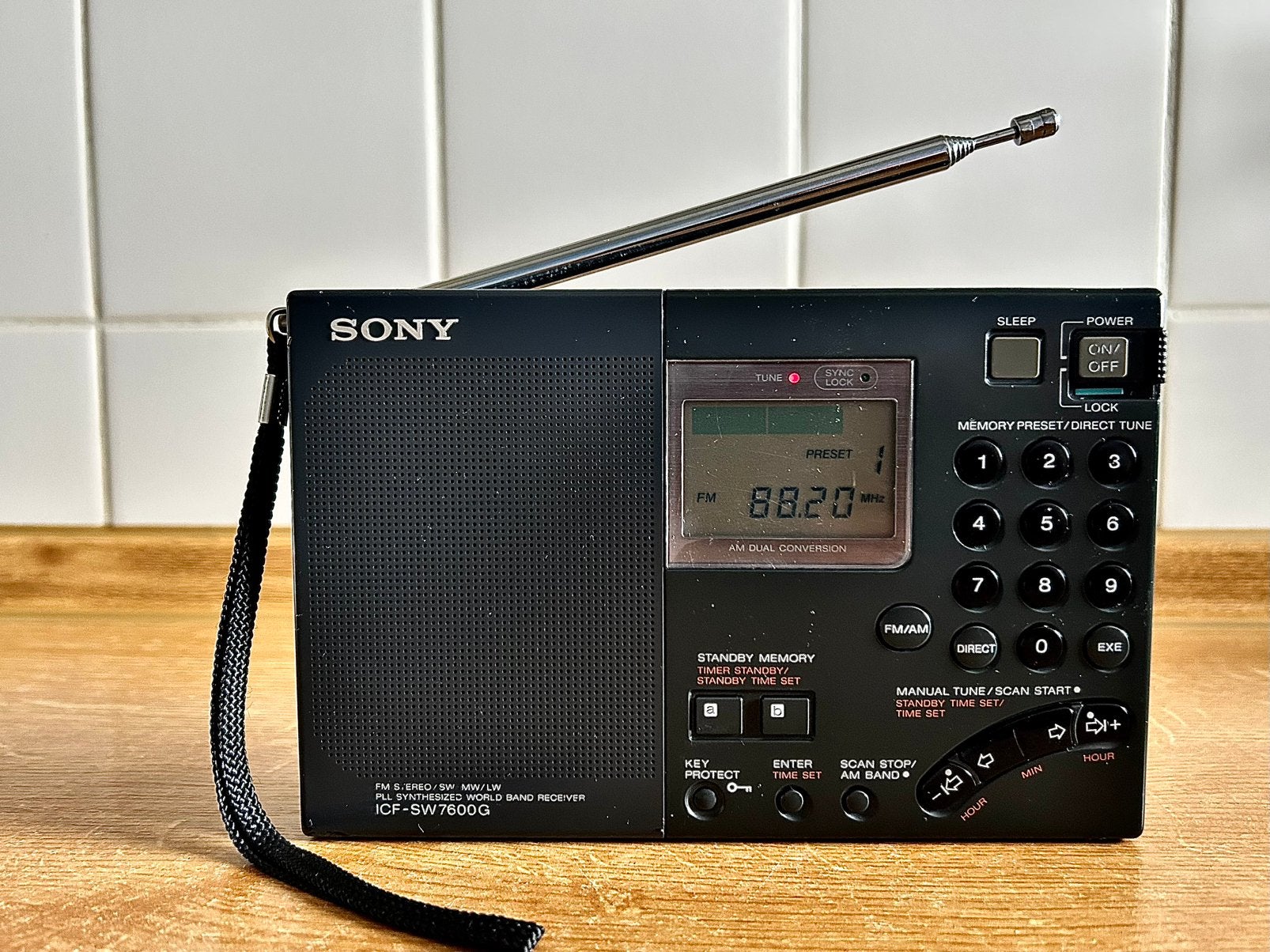 Sony ICF-SW6700G wereldontvanger, Ophalen of Verzenden, Gebruikt, Wereldontvanger