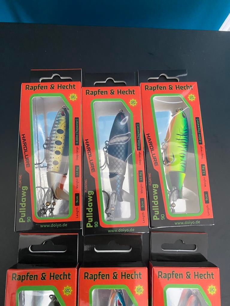 NIEUW Doiyo Pulldawg 9cm 12,8gr Top water., D, Overige typen, Nieuw, Ophalen of Verzenden