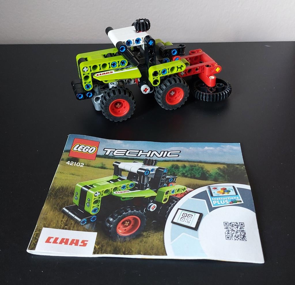 Lego Technic, Claas Xerion Tractor, set 42102, Ophalen, Lego, Compleet, Zo goed als nieuw