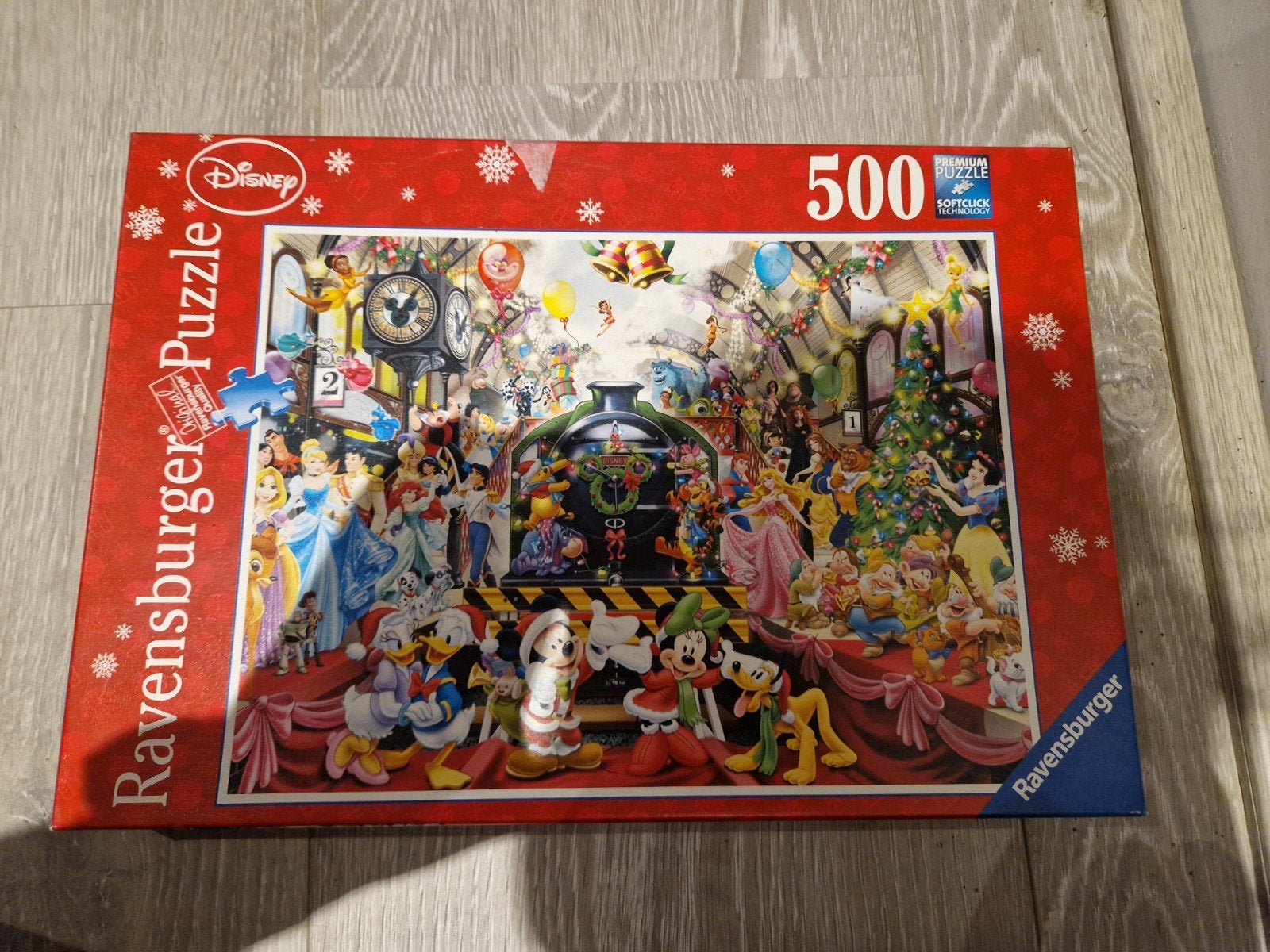 Ravensburger Disney Kerst Puzzel 500 stukjes, Ophalen of Verzenden, 500 t/m 1500 stukjes, Zo goed als nieuw, Legpuzzel