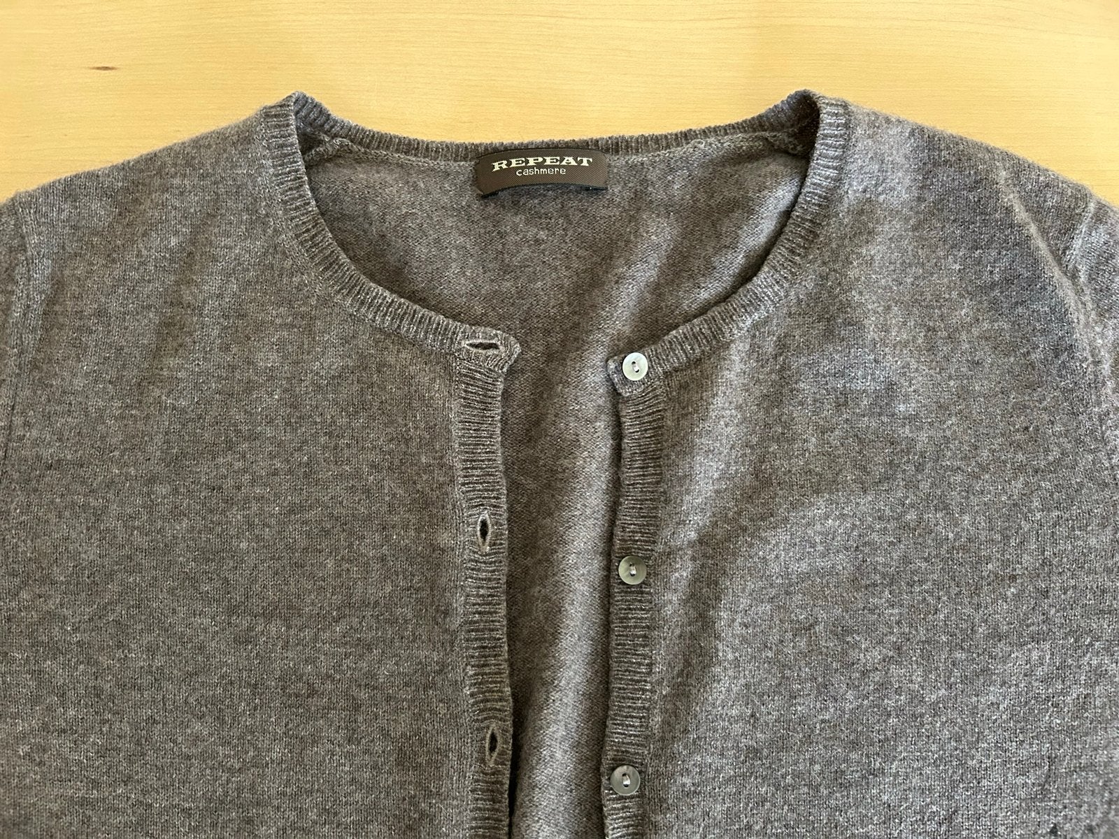 Repeat Cashmere Cardigan Maat 38 (M), Verzenden, Zo goed als nieuw, Maat 38/40 (M), Bruin