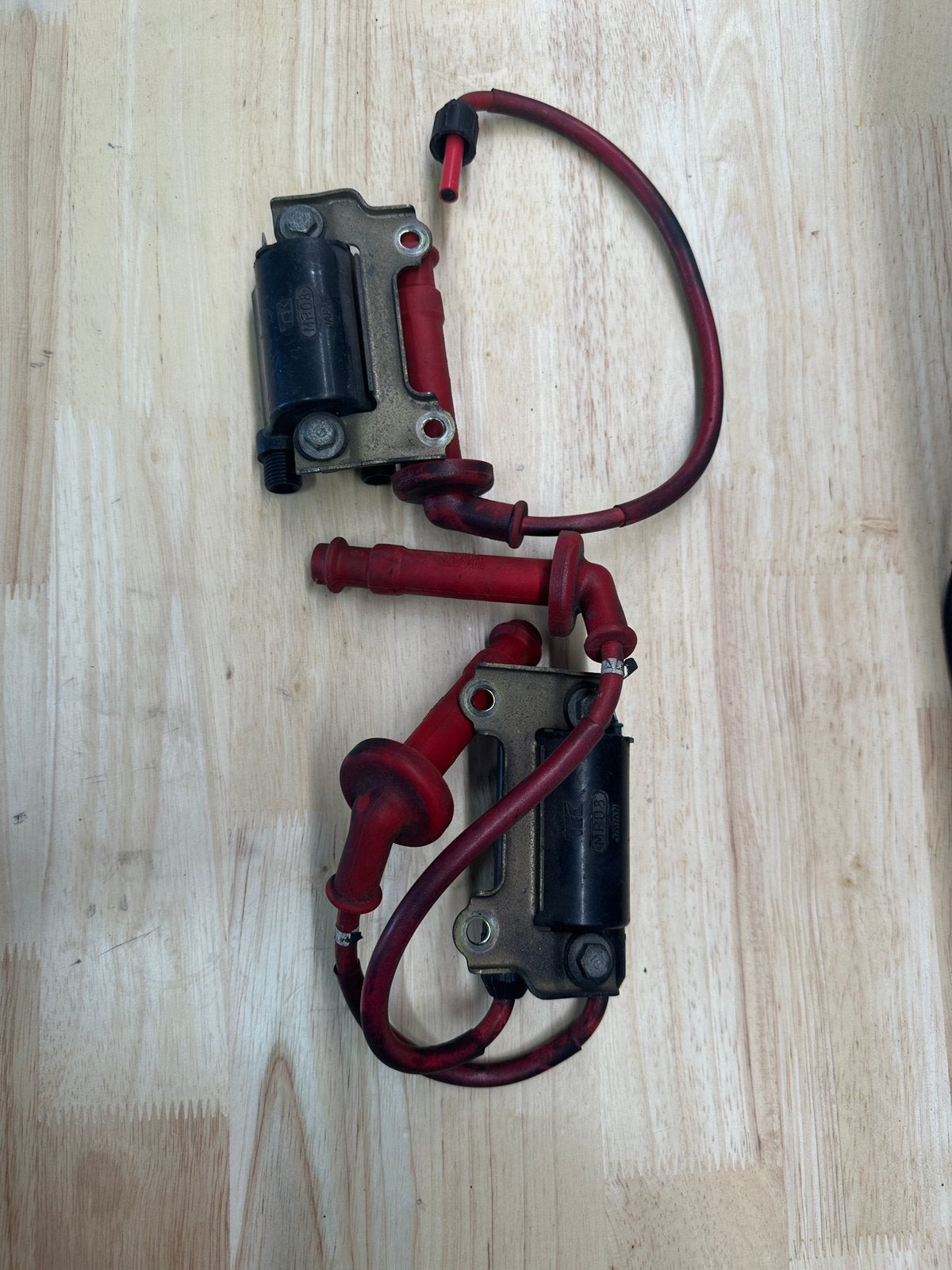 Bobines + bougie doppen Honda CBR 600 F2/F3, Motoren, Ophalen of Verzenden