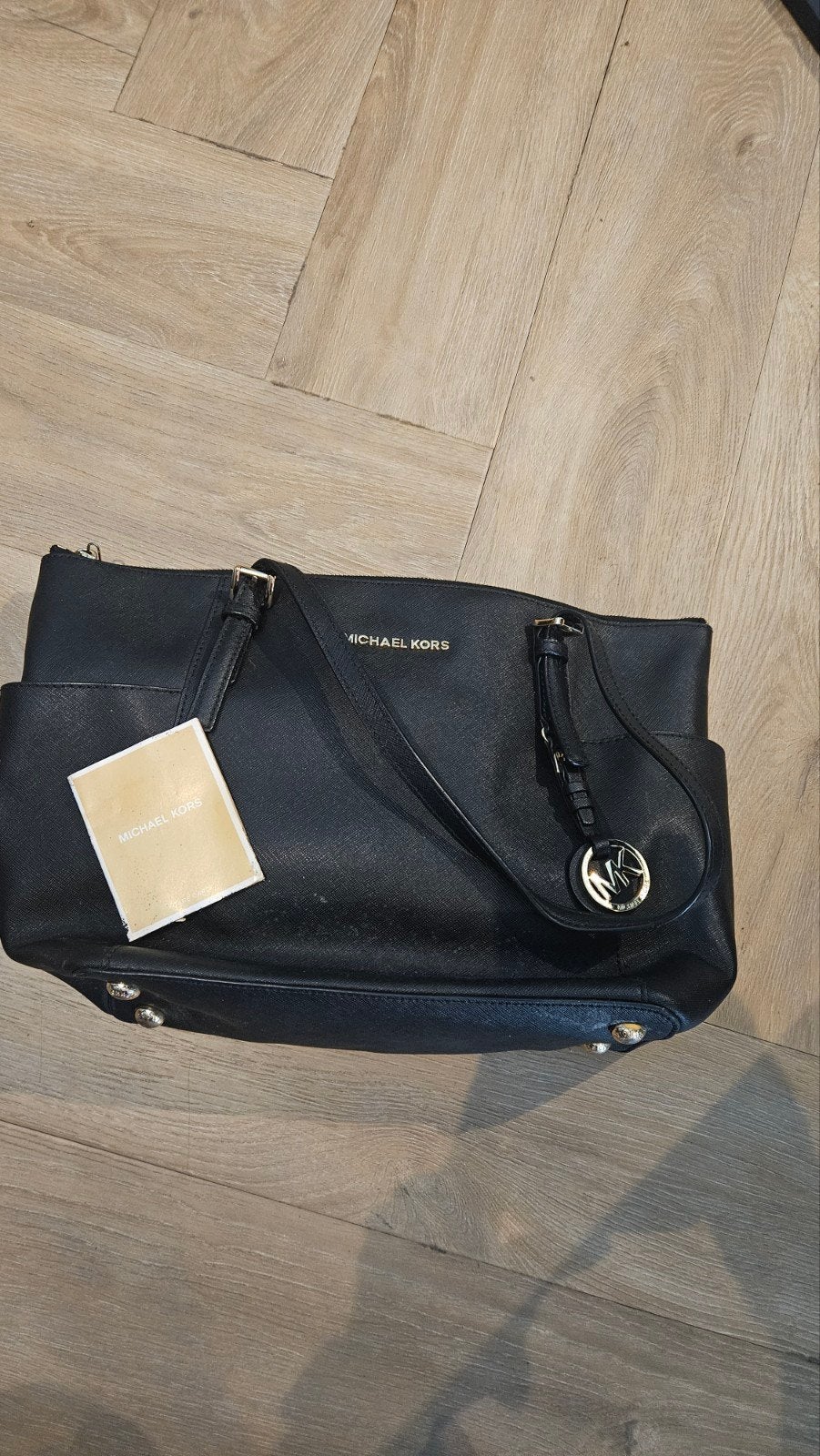 Michael Kors Handtas Zwart - Zo goed als nieuw, Ophalen of Verzenden, Zo goed als nieuw, Zwart, Handtas