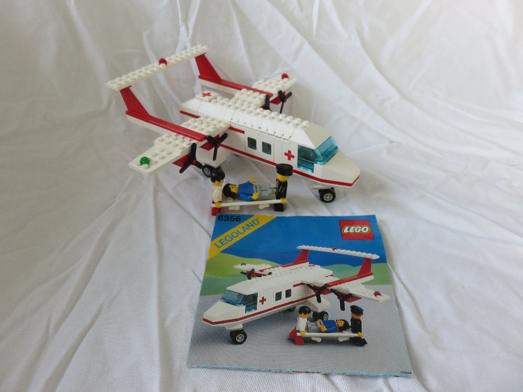 Lego Classic Town, set 6356 Med-Star Rescue Plane, Compleet, Lego, Ophalen of Verzenden, Complete set