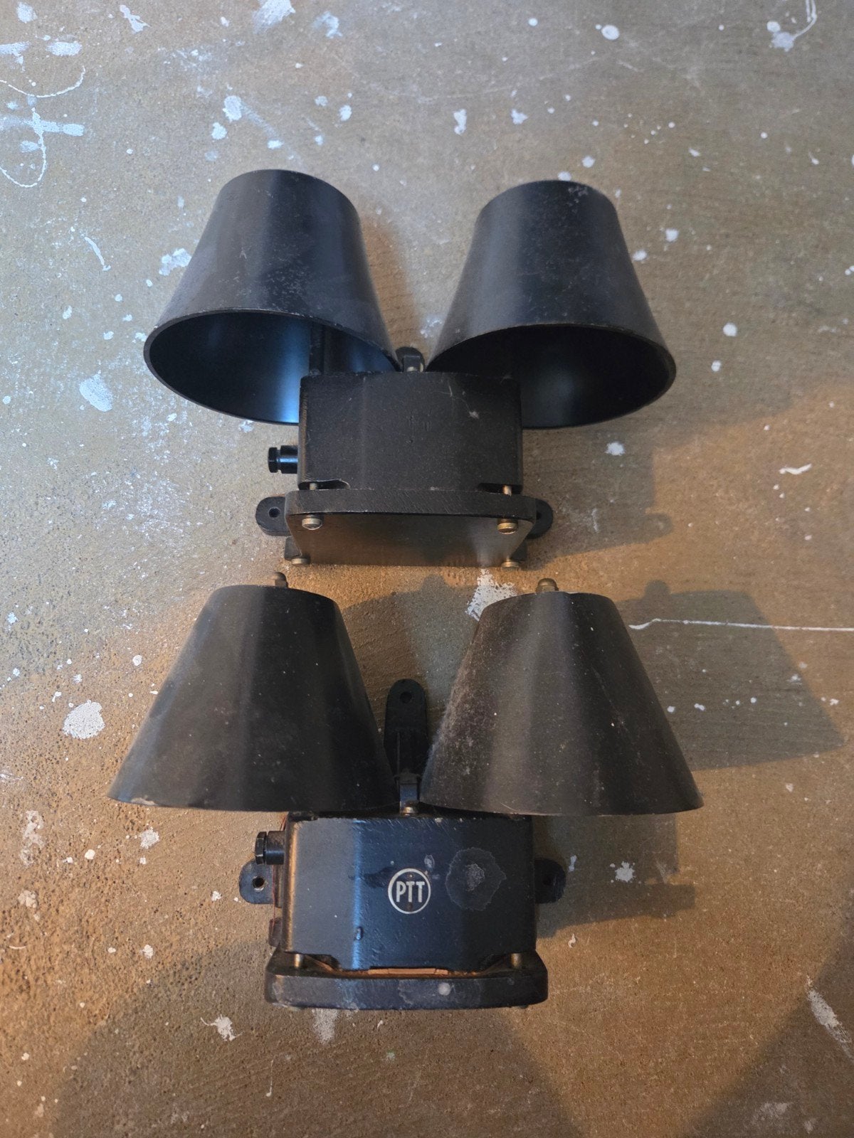 Vintage PTT Telefoonhoorn Luidsprekers (2 stuks), Ophalen of Verzenden