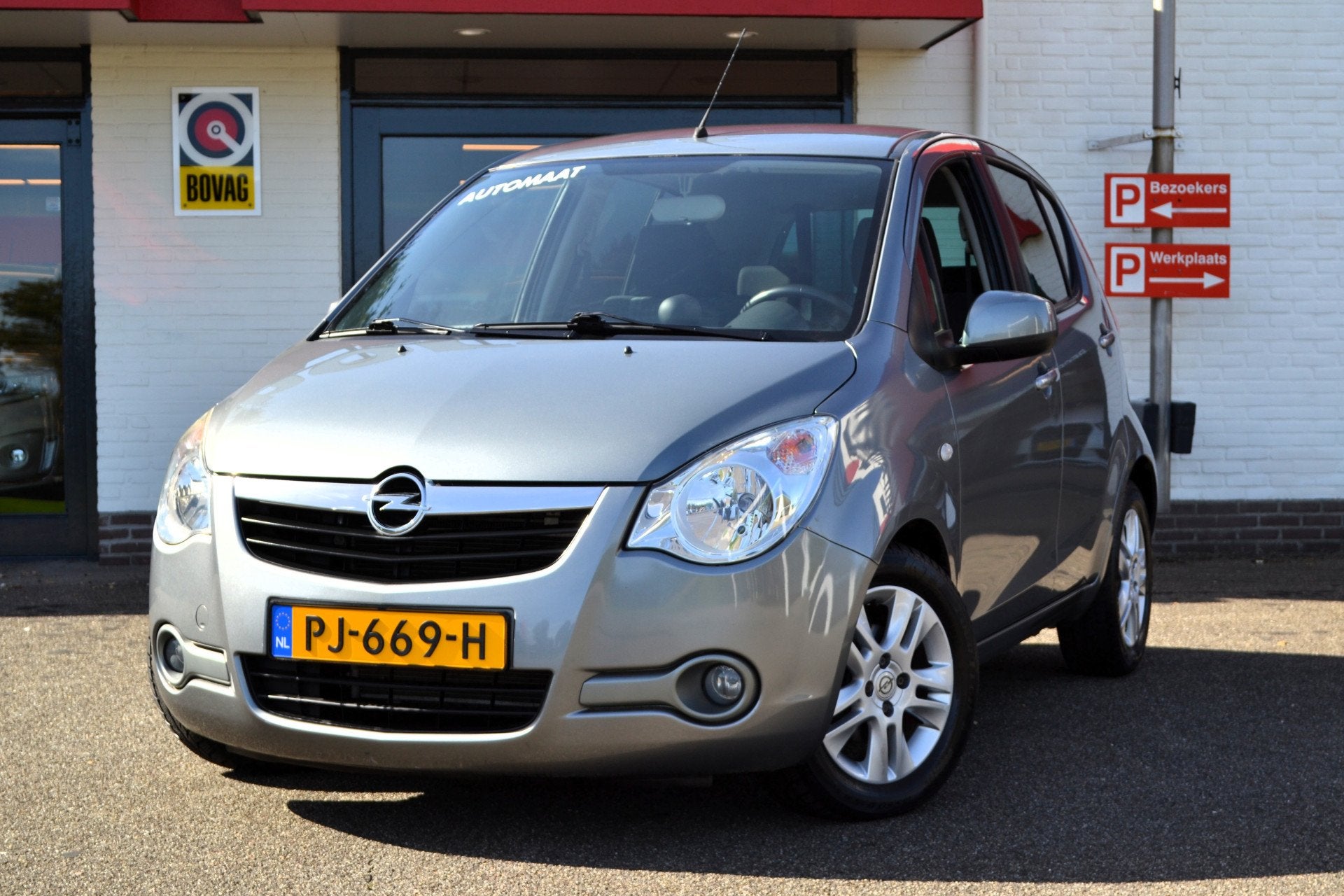 Opel Agila 1.2 Edition Automaat, Airco, 16.400 km ! uniek !, Auto's, Stof, 4 cilinders, Bedrijf, Hatchback