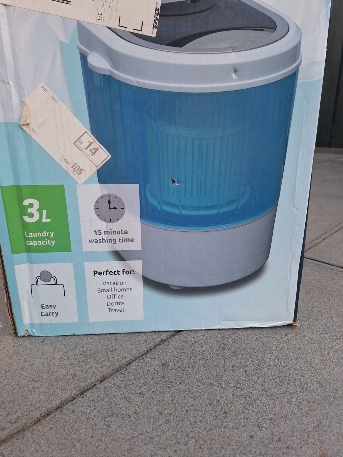 BluMill mini wasmachine washingmachine, Witgoed en Apparatuur, Ophalen
