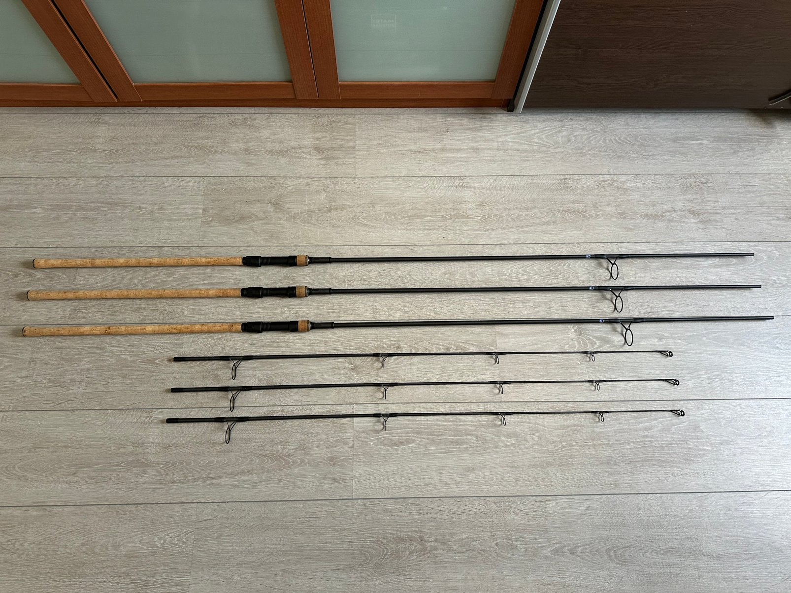 3x Nash scope 9ft 2,75lbs cork, Ophalen, Zo goed als nieuw, Werphengel
