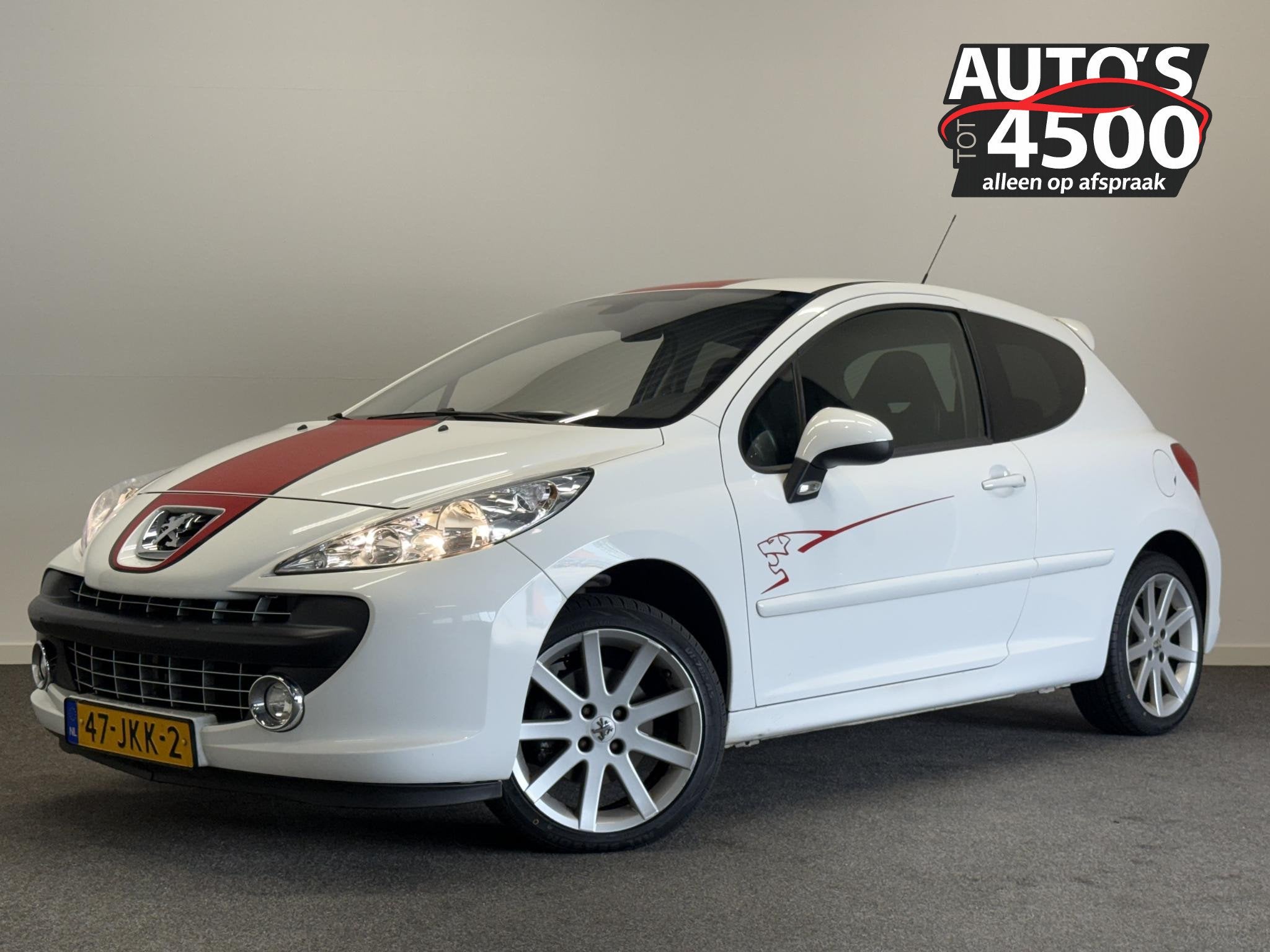 Peugeot 207 1.6-16V T Le Mans 150PK Trekhaak/NAP, Auto's, Voorwielaandrijving, Stof, Gebruikt, 4 cilinders