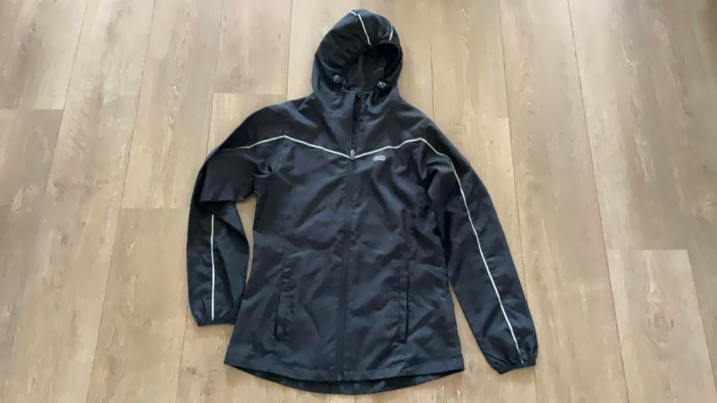 INQ sportjas jack maat XS zwart hardlopen wandelen fietsen, Zwart, Overige typen, Ophalen of Verzenden, Zo goed als nieuw