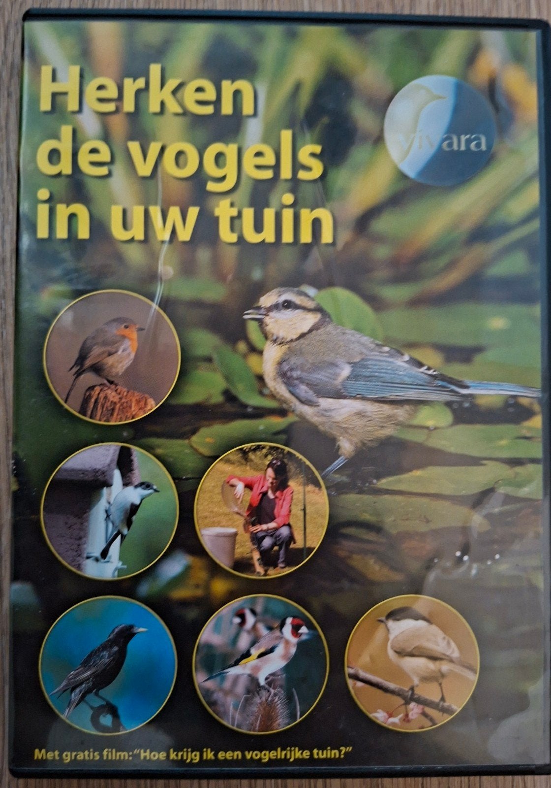Originele DVD Herken de vogels in uw tuin - Vivara, Cd's en Dvd's, Gebruikt, Alle leeftijden, Natuur, Ophalen of Verzenden