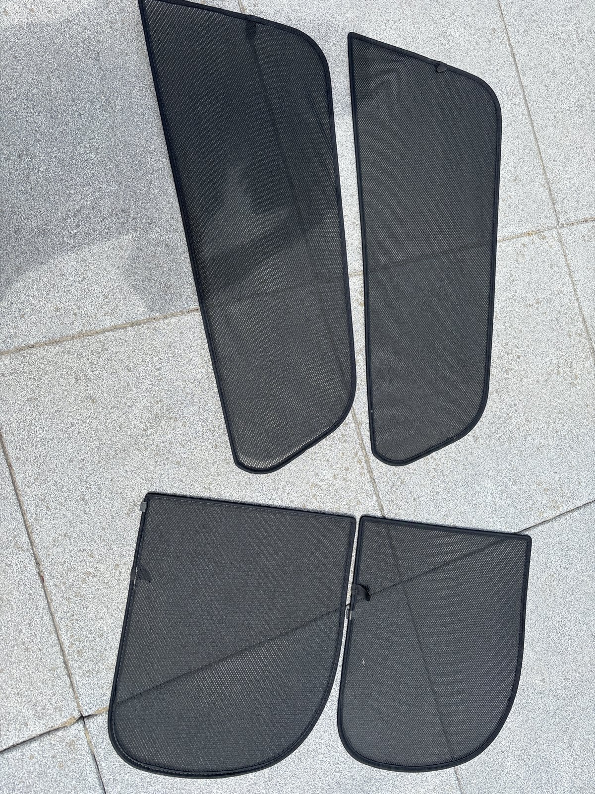 Set van 4 auto zonneschermen - Renault, Auto diversen, Auto-accessoires, Gebruikt, Ophalen