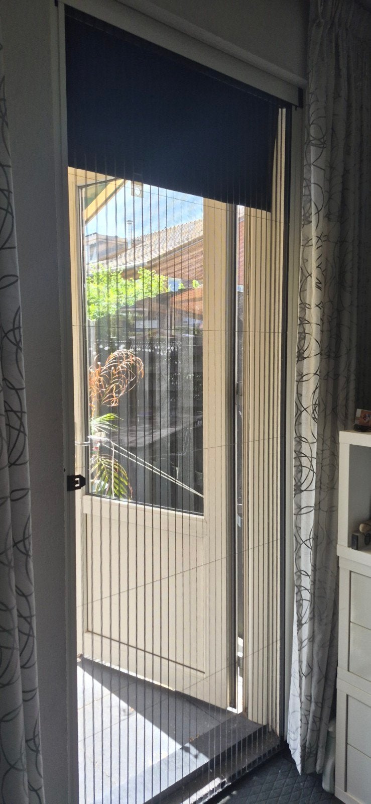Hordeur voor openslaande deur - Perfecte insectenwering, Doe-het-zelf en Verbouw, Deuren en Horren, Ophalen, 80 tot 100 cm, 215 cm of meer
