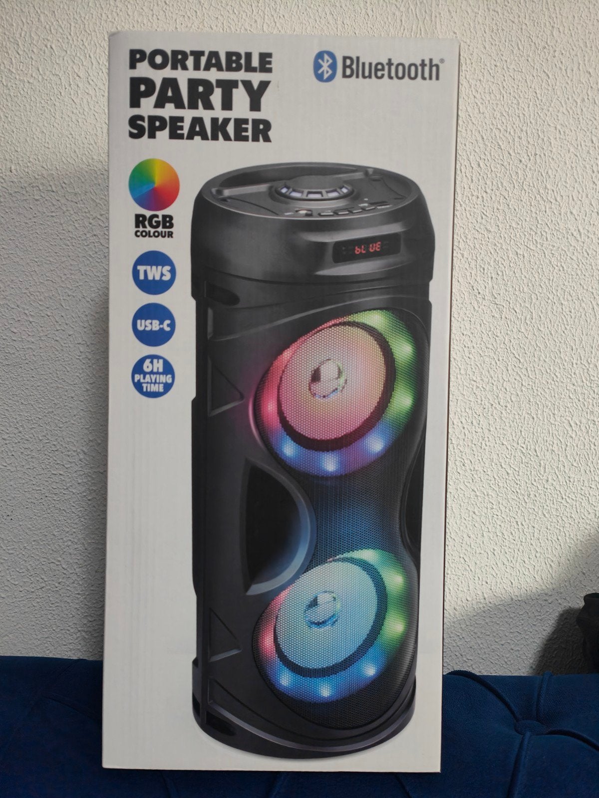 *Portable Party Speaker Bluetooth - Nieuw!*, Ophalen of Verzenden