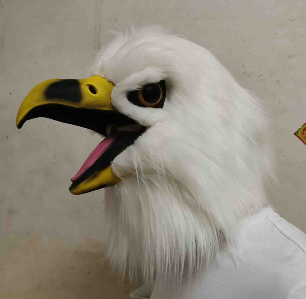 Adelaar Masker Latex Vogel Dier Dieren Halloween Carnaval, Verzenden, Nieuw, Feestartikel, Overige