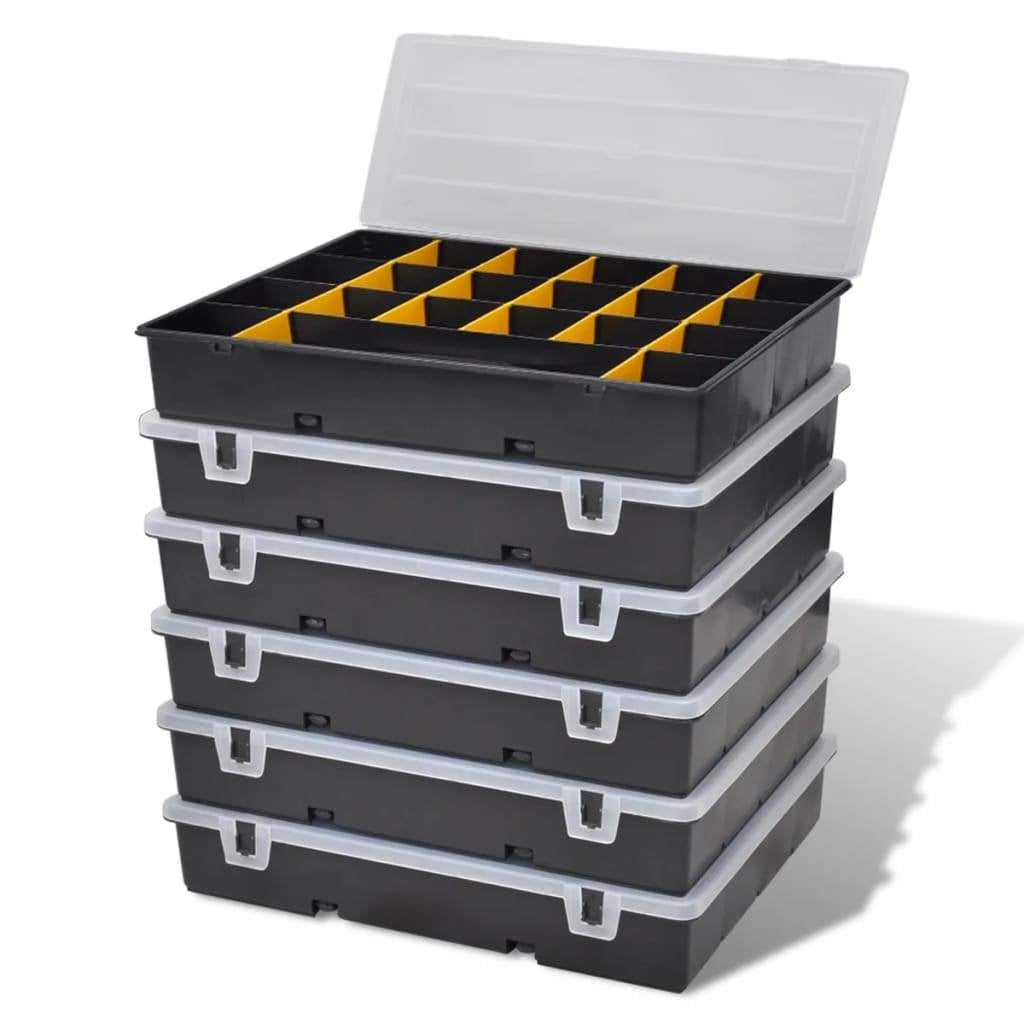 6x Opbergdoos schroeven spijkers sorteerdozen GRATIS BEZORGD, Verzenden, Nieuw, Nvt, Nvt
