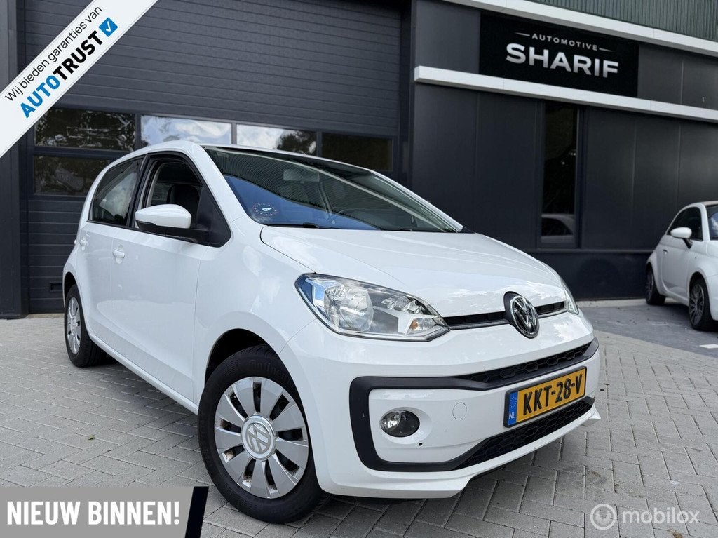 Volkswagen Up! 1.0 BMT high up! Climate|St.verwarming|Airco!, Auto's, Volkswagen, Voorwielaandrijving, Wit, Handgeschakeld, 3 cilinders