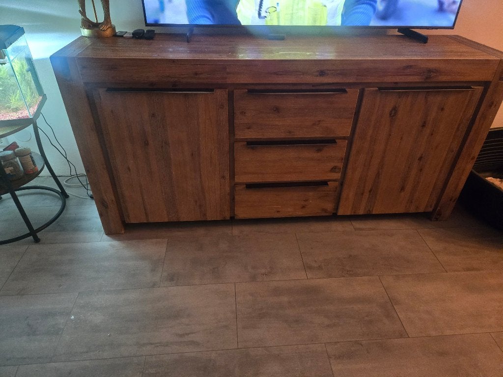 Dressoir, Ophalen, Gebruikt, 150 tot 200 cm, Eikenhout