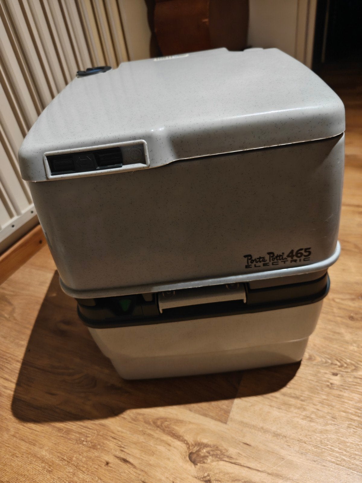 Thetford Porta Potti 465 Electric - Luxe mobiel toilet, Ophalen, Zo goed als nieuw
