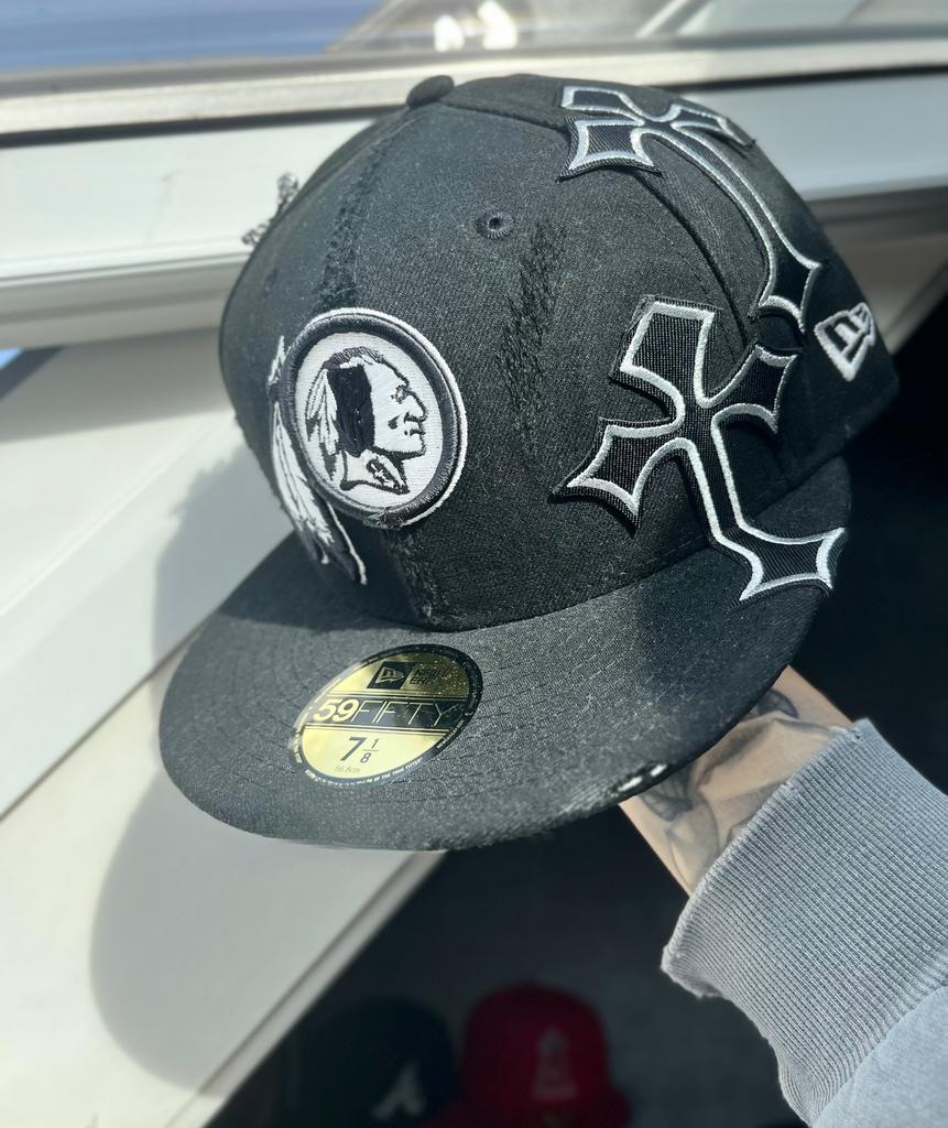 Custom New Era 59FIFTY - 7 1/8 – NFL Black – Limited edition, Ophalen of Verzenden, Nieuw, 58 of 59 cm (L, 7¼ of ⅜ inch), Pet