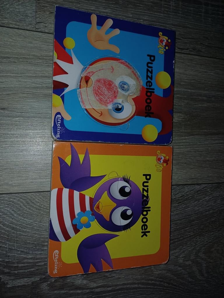 Jokie en Jet Efteling Puzzelboekjes - Compleet, Ophalen of Verzenden, Gelezen, Prentenboek