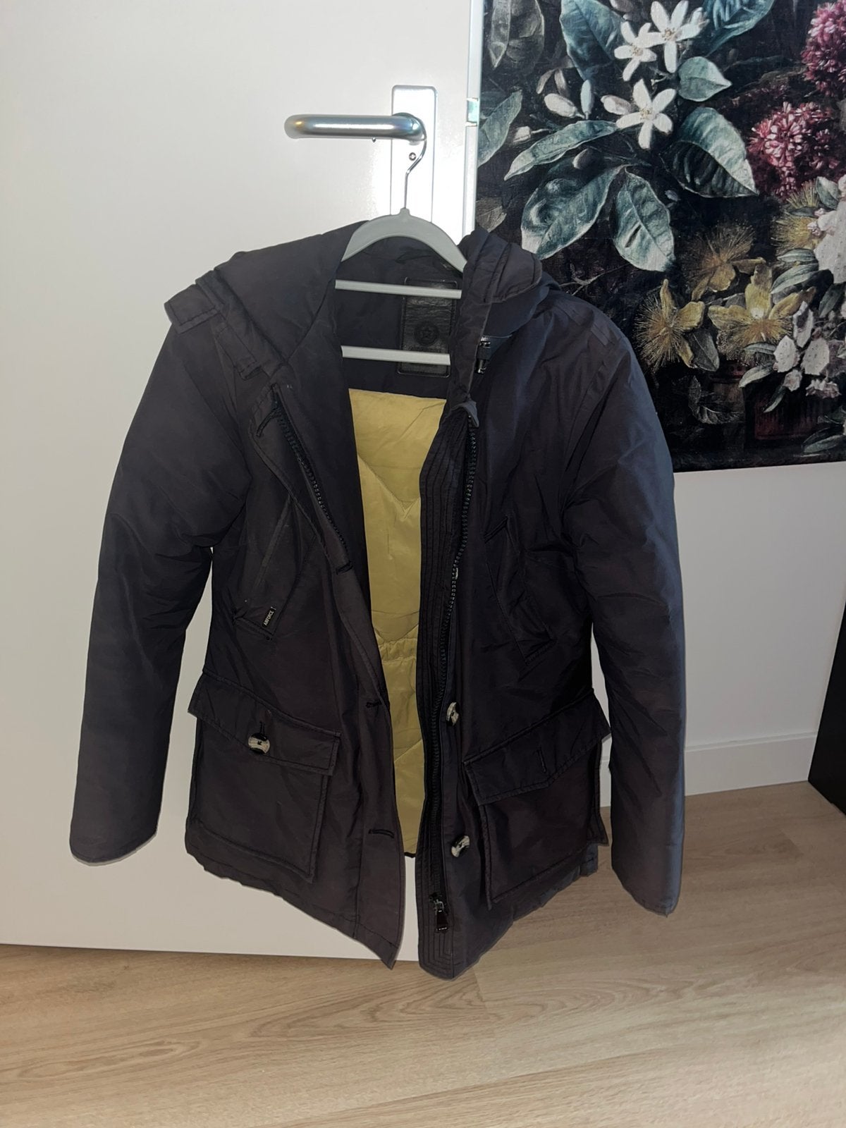 Airforce Winterjas Vrouw maat M donkerblauw, Ophalen of Verzenden, Gedragen, Maat 38/40 (M), Blauw