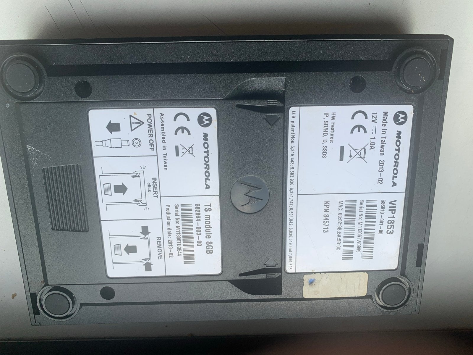 Motorola VIP1853 TS module 8GB - Mediaspeler, Ophalen, Gebruikt, Overige modellen, Geen camera