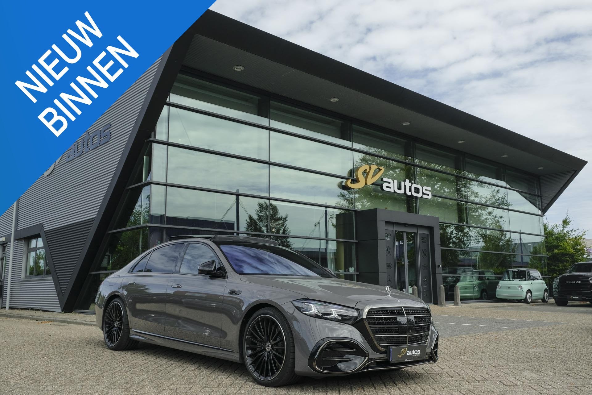Mercedes-Benz S-klasse S450d AMG 390pk Lang MJ 2027 VOL! Cha, Auto's, Automaat, Gebruikt, 390 pk, 4 stoelen