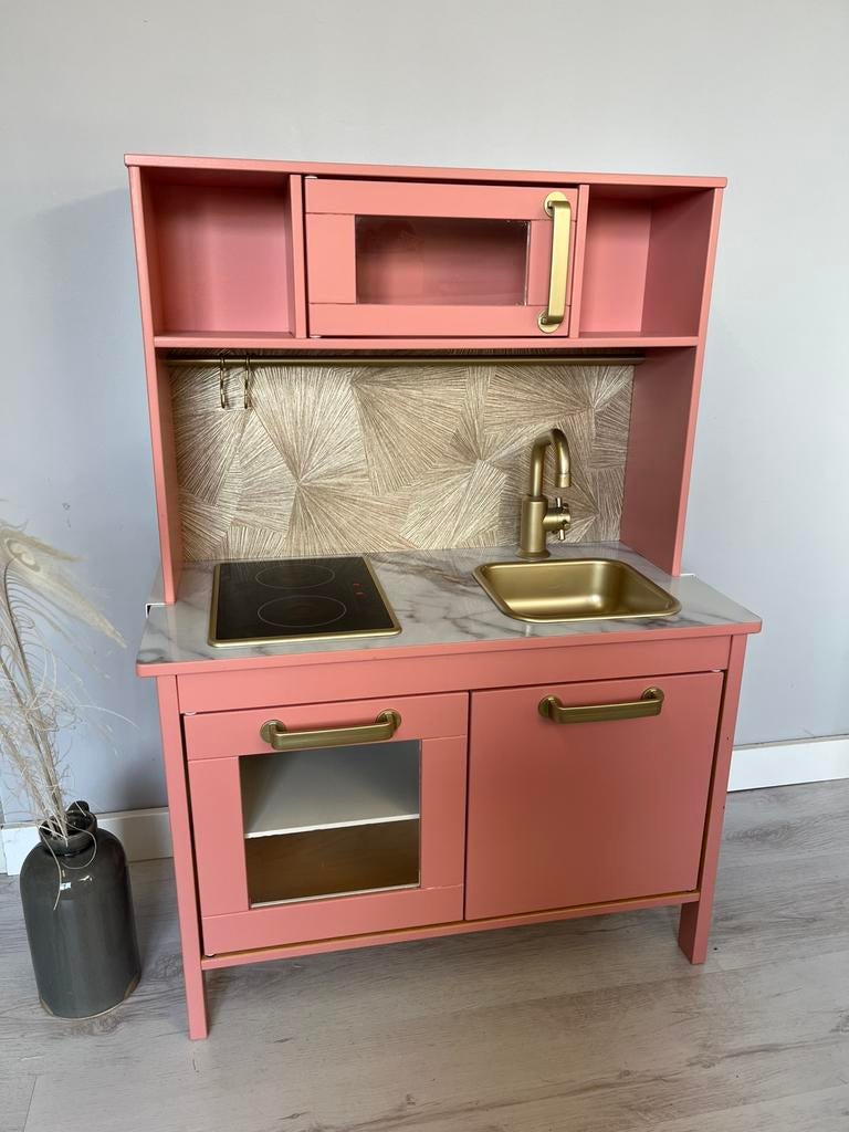 Restyled IKEA Duktig speelkeuken koraal diverse varianten, Ophalen, Zo goed als nieuw