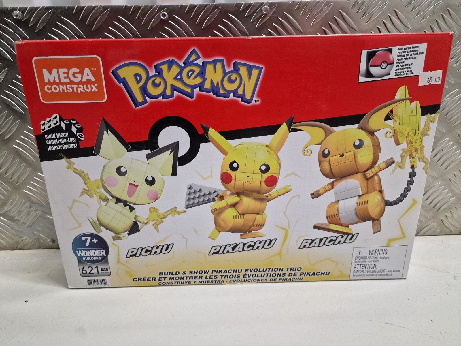 Mega Construx Pokémon Pikachu Evolutie Trio Bouwset, Ophalen of Verzenden, Nieuw, Overige merken