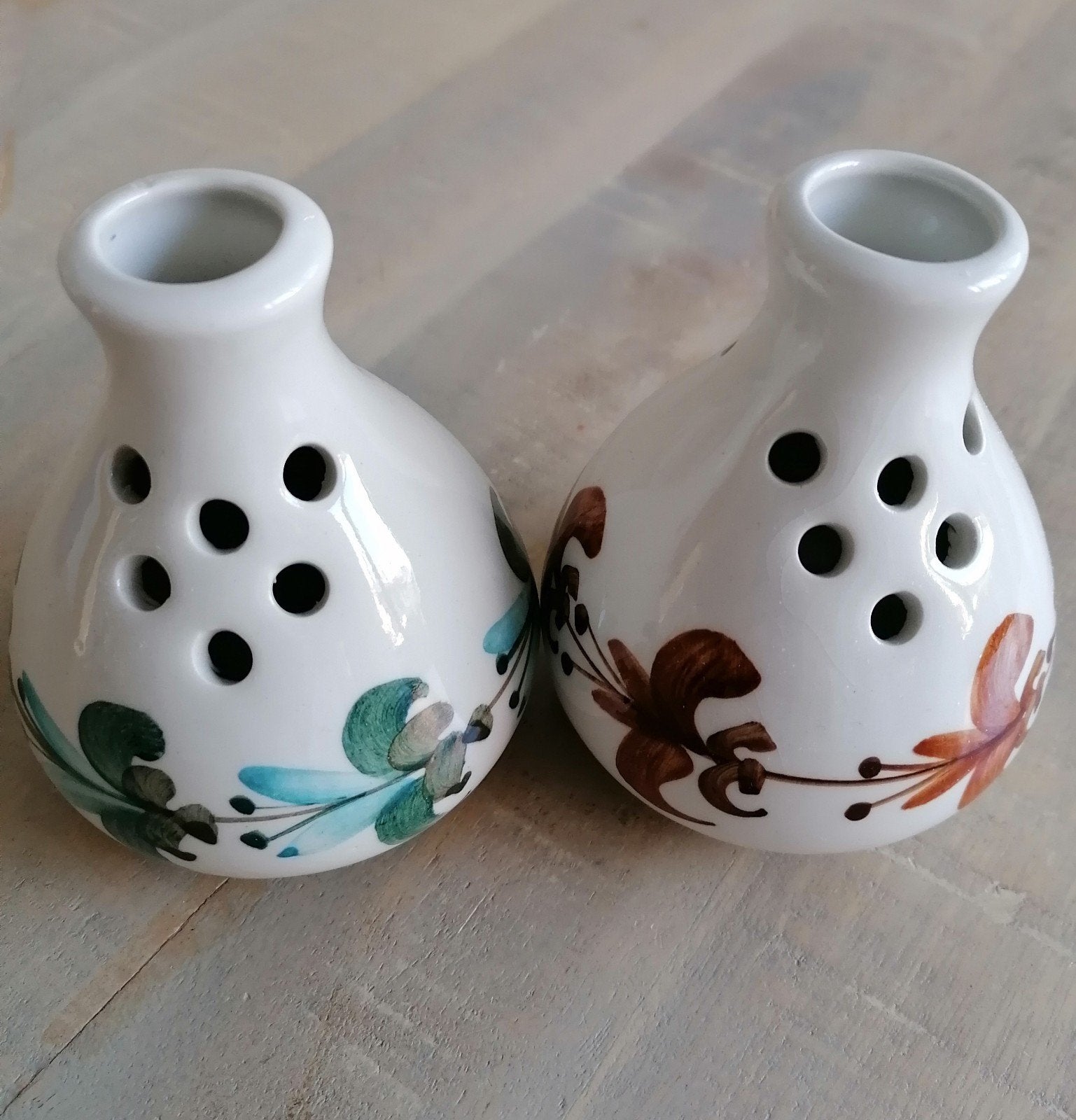 Jersey Pottery vaasjes - Set van 2, Antiek en Kunst, Ophalen of Verzenden
