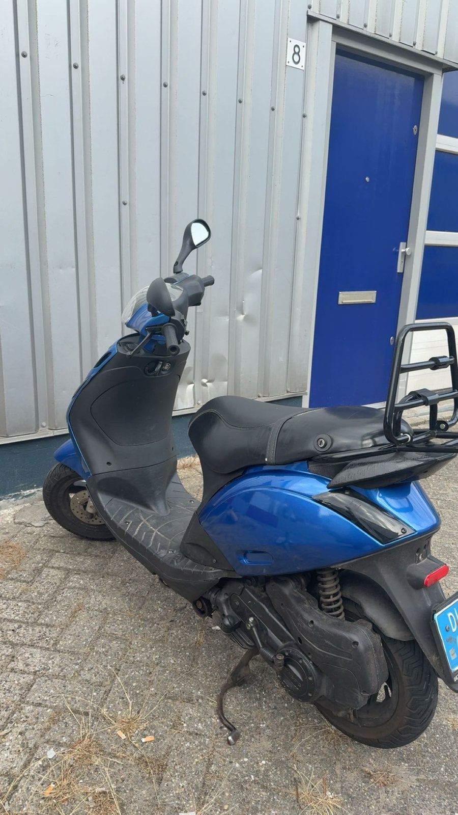 Blauwe Piaggio Zip Scooter - Gebruikt, Fietsen en Brommers, Scooters | Piaggio, Gebruikt, Zip, Benzine, Ophalen