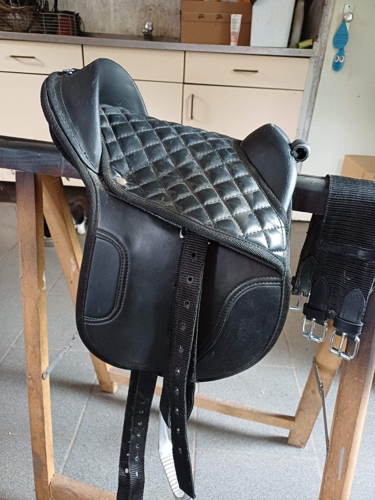 Shetlander zadeltje, XS (15.5 inch of kleiner), Inclusief stijgbeugels, Ophalen of Verzenden, Zo goed als nieuw