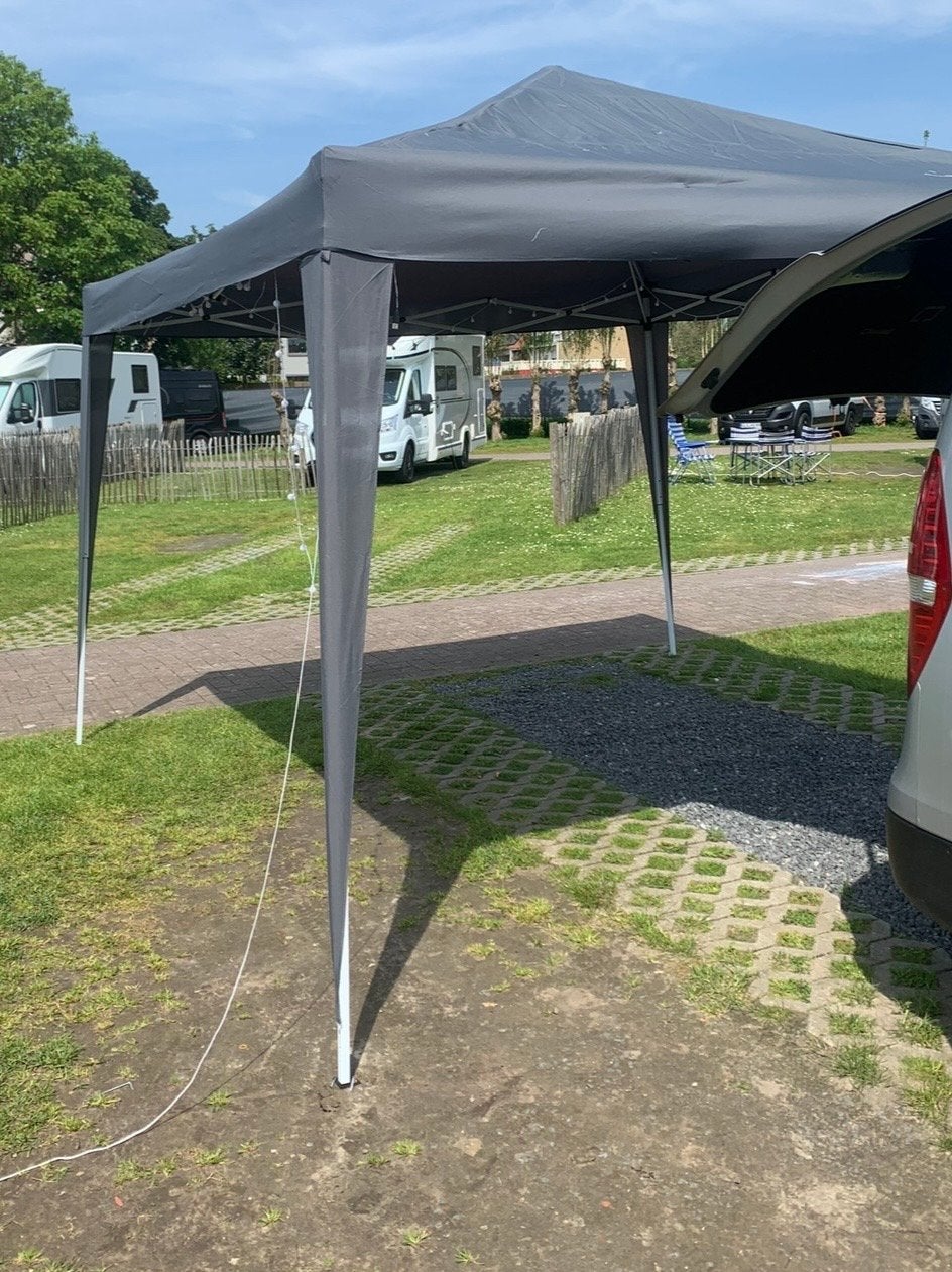 Partytent voor festival 3x3 zijwanden easy up, Tuin en Terras, Ophalen, Gebruikt, Minder dan 5 meter