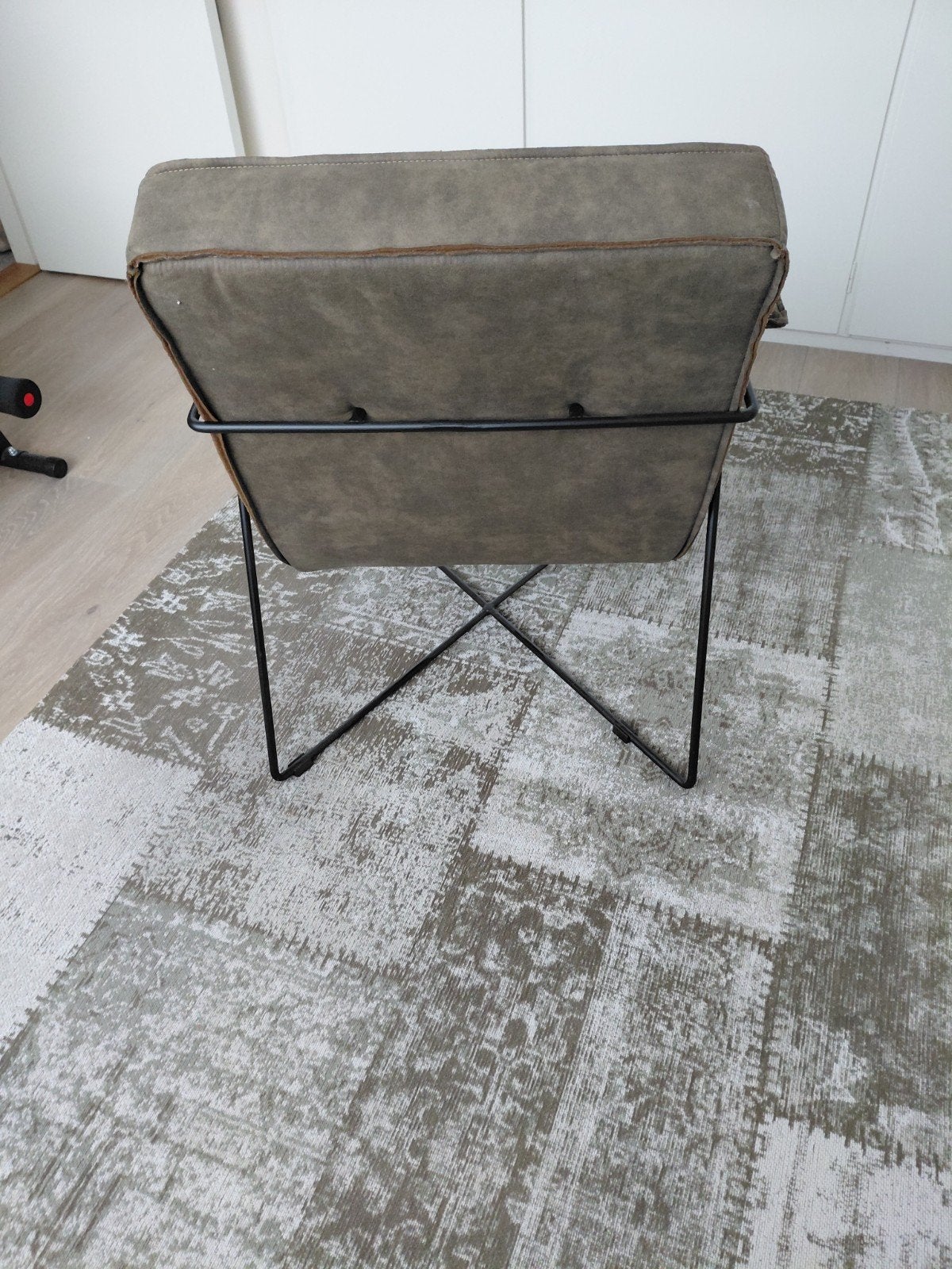 Patchwork Vloerkleed - Groen/beige-Zo goed als nieuw, Huis en Inrichting, Stoffering | Tapijten en Kleden, Groen, 150 tot 200 cm