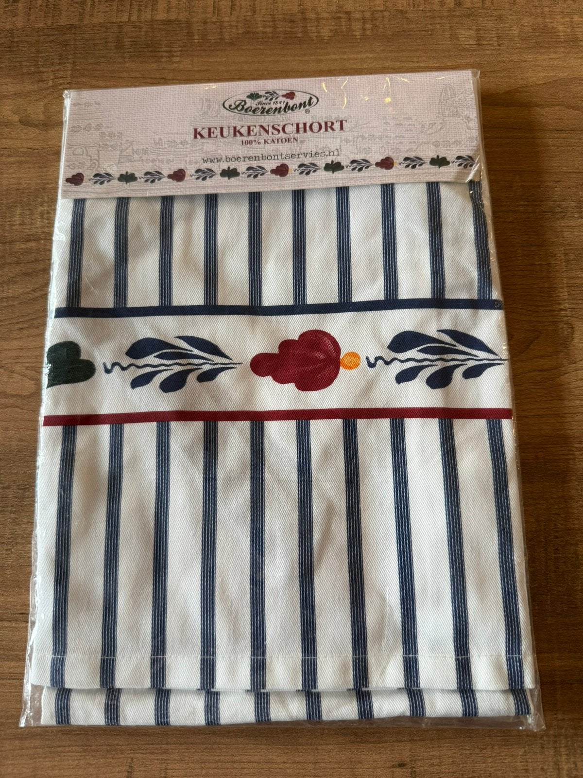 Boerenbont schort, Blauw, Nieuw, Ophalen of Verzenden, Boerenbont