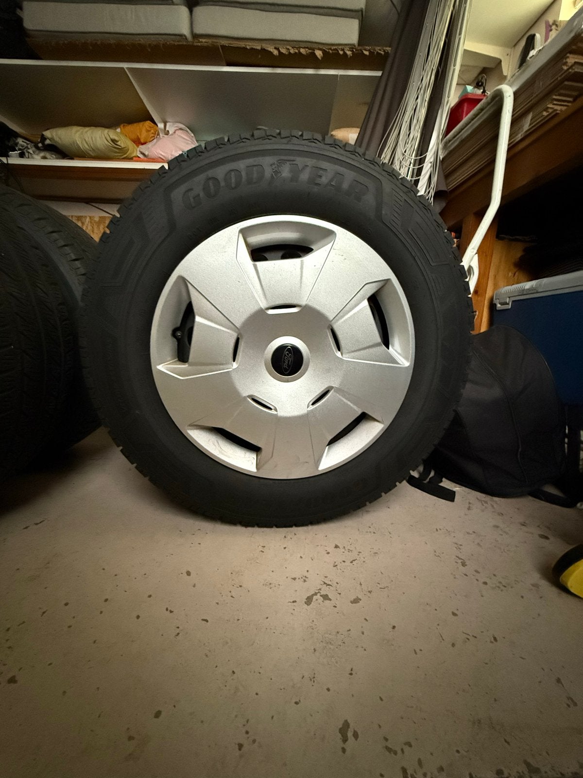 Goodyear All Season banden met velgen - 16 inch, Gebruikt, 16 inch, Banden en Velgen, All Season