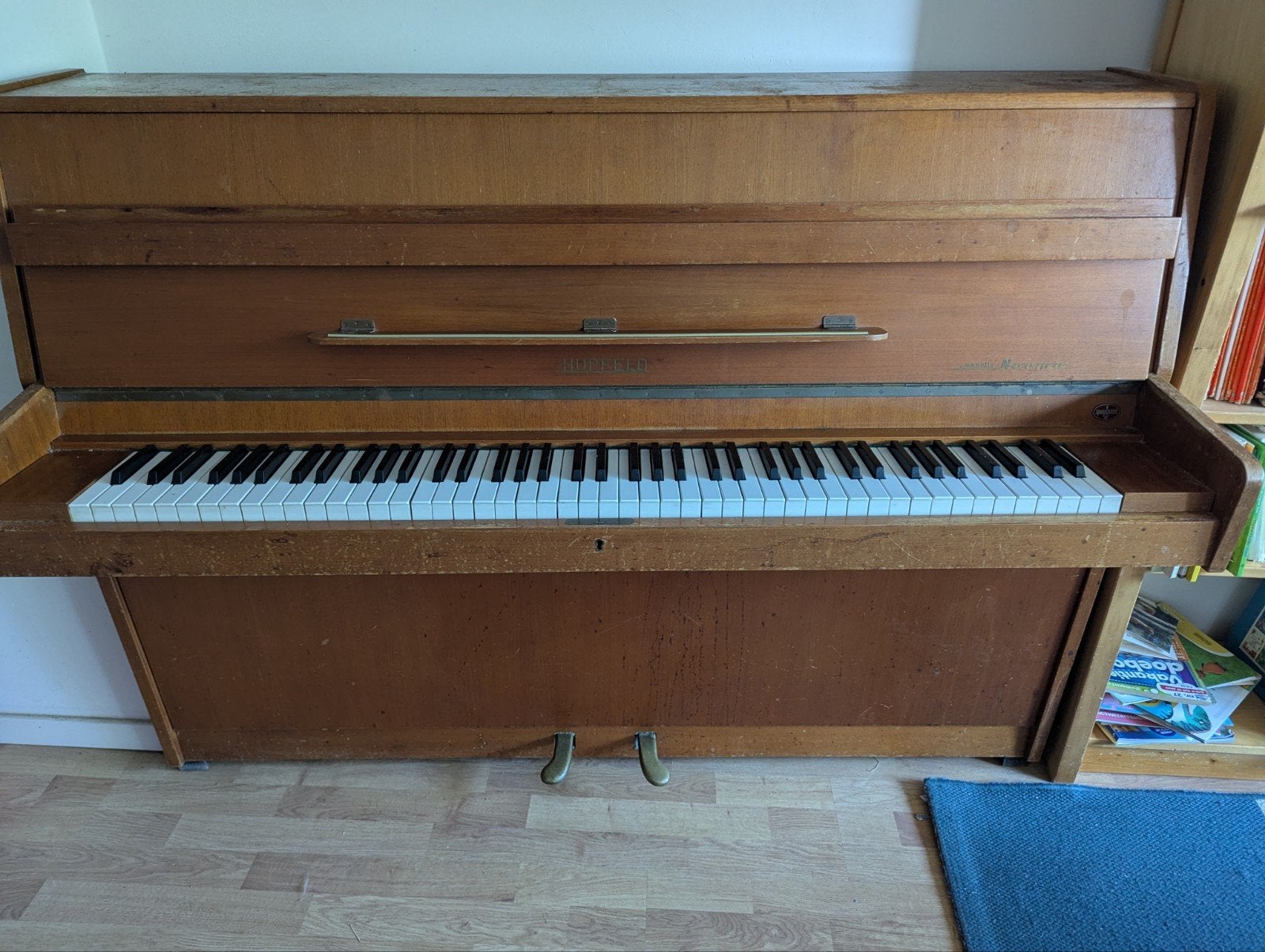 Hupfeld Norma piano - Gebruikt, Ophalen of Verzenden, Gebruikt, Bruin, Piano